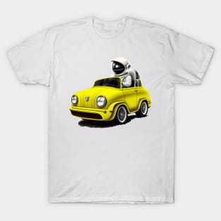 car astronaut bumblebee T-Shirt